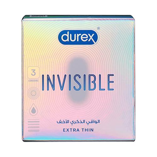 Durex Invisible Extra Thin Condom 3Condoms