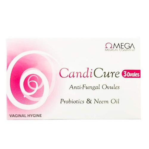 Candicure for Treatment of Anti Fungal with Probiotics and Neem Oil 3Vaginal Ovules