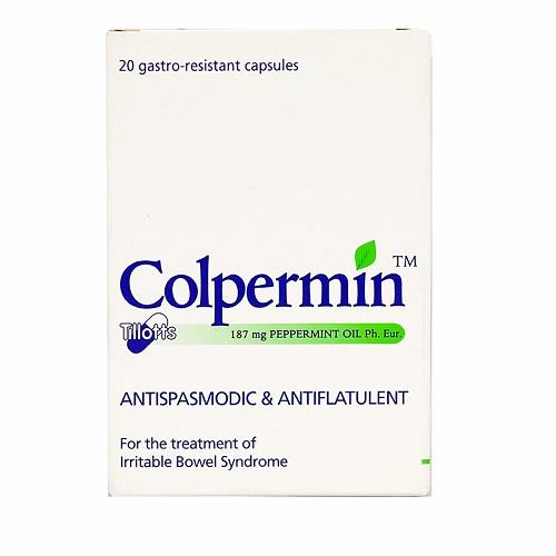 Colpermin 187mg for Gastrointestinal Disorder Peppermint Oil 20Capsules