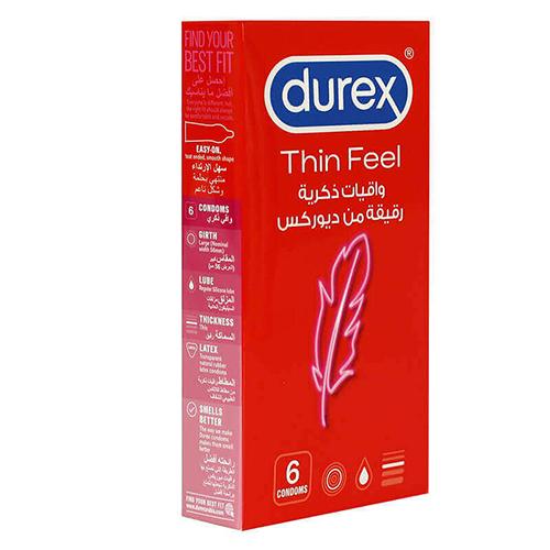 Durex Thin Feel Condom 6Condoms