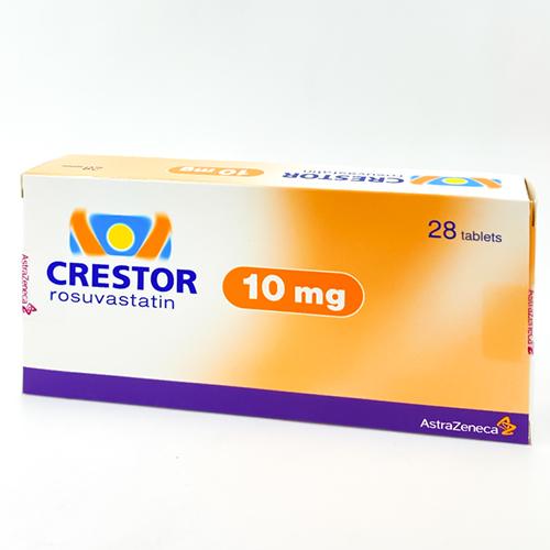 Crestor 10mg for Lowering Cholesterol in The Blood 28Tablets