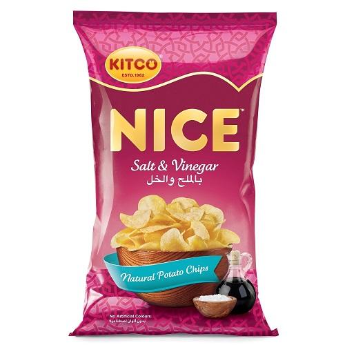 Kitco Nice Potato Chips Salt and Vinegar 210g
