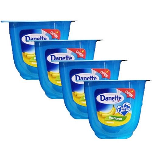 Danette Banana Dessert 90g 4Pcs