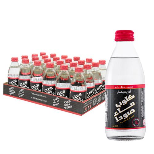 كلوب ماء صودا 250مل 24حبة