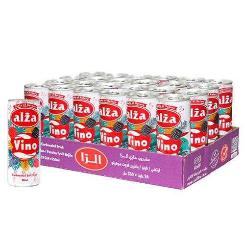 Alza Vino Carbonated Drink 250ml 24Pcs