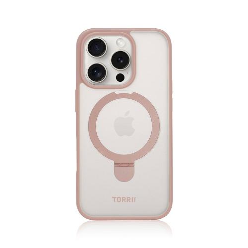 Torrii Torero Stand Magsafe Cover for iPhone16 Pro Pink Model No.IP2463P-TOO-M03