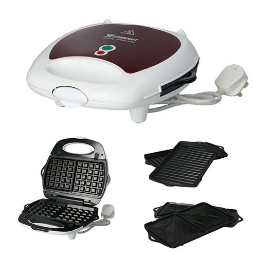 Stardust Sandwich and Waffle Maker White Model No.SF-3130