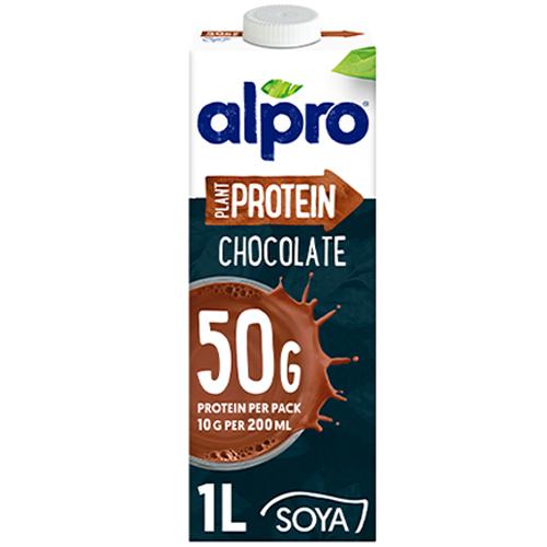 Alpro Protein Soya Plant Based Milk Chocolate Flavor 1Ltr