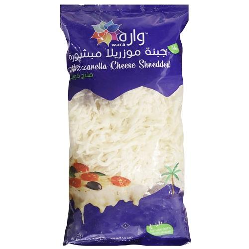Wara Shredded Mozzarella Cheese 1kg