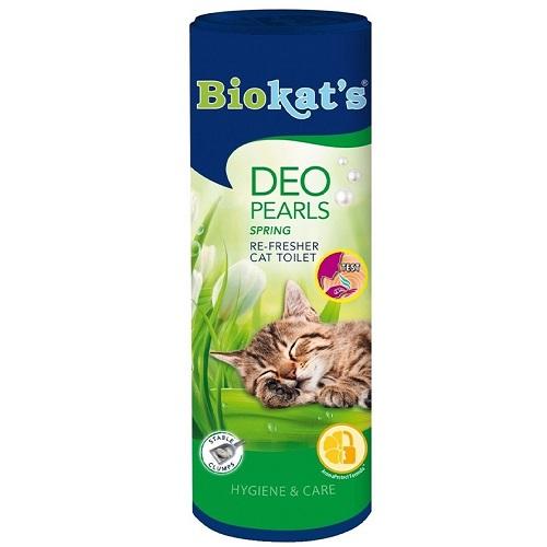 Biokats Deo Pearls Spring Scent Cat Litter Deodorizer 700g