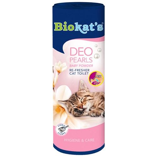 Biokats Deo Pearls Baby Powder Cat Litter Deodorizer 700g