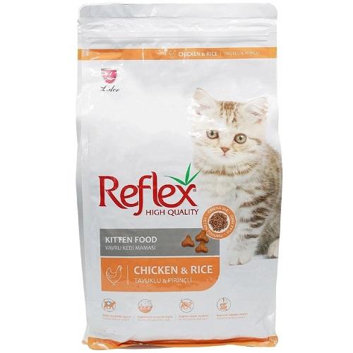 Reflex High Quality Dry Food for Kittens Chicken and Rice Flavor 15Kg