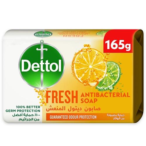 Dettol Fresh Anti Bacterial Soap Bar 165g