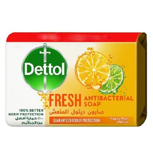 Dettol Fresh Antibacterial Soap Lemon Scent 120g 