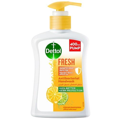 Dettol Hand Wash Liquid with Lemon and Orange Blossom Scent 400ml