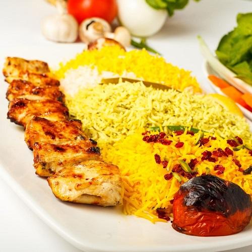Chelo Kabab E Joojeh Bamaast