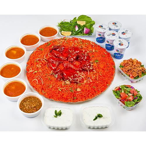 Chicken 65 Tray with Rice