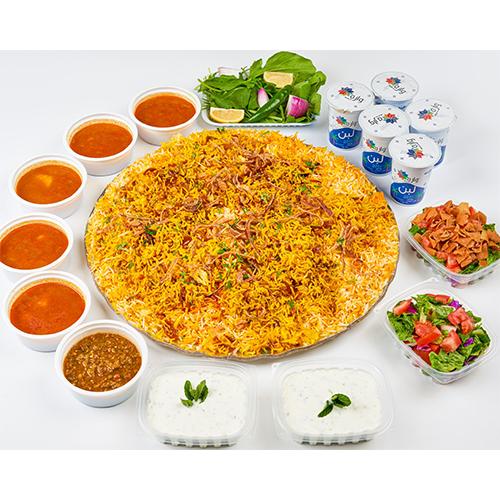 Chicken Biryani Tray with Rice