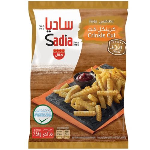 Sadia Crinkle Cut Fries 2.5Kg