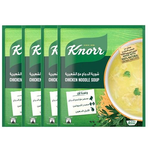 Knorr Chicken Noodle Soup 60g 3+1Free