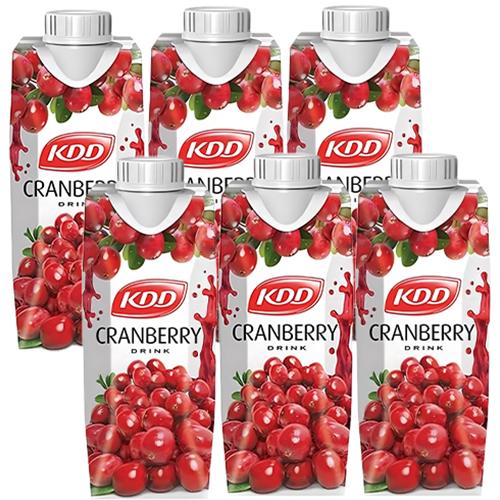 KDD Cranberry Juice 250ml 6Pcs