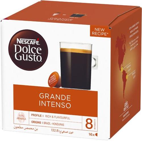 Nescafe Dolce Gusto Grande Intenso Roasted and Ground Coffee 16Capsule 132.8g