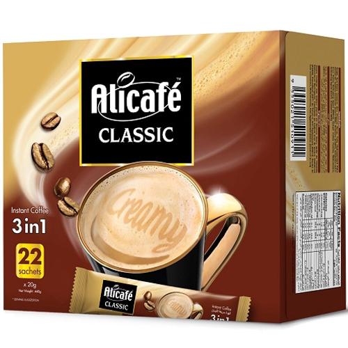 Alicafe Classic Instant Coffee 3in1 20g 22Sachets