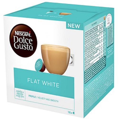 Nescafe Dolce Gusto Flat White Roasted and Ground Coffee 16Capsule 187.2g