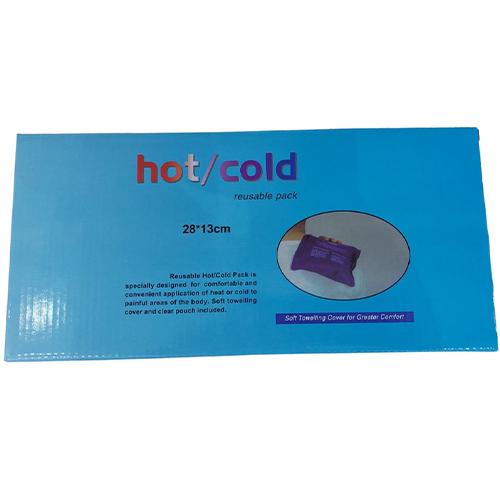 Hot/Cold Reusable Pack Soft Towelling Cover And Clear Pouch Included 28X13cm