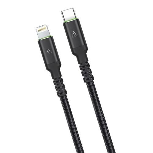 اسلي جلوبال باور وير ماكس كابل USB C الى لايتنينج 1م اسود