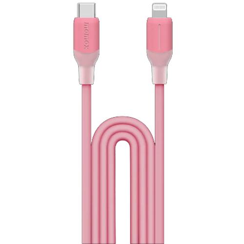 موماكس 1 لينك فلو ال سي كابل USB C الى لايتنينج 1.2م وردي