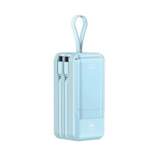 اسلي باور بانك 20000مللي امبيرPD مع 2USB ازرق