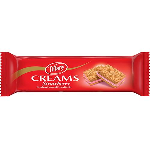 Tiffany Creams Strawberry Cream Biscuits 90g