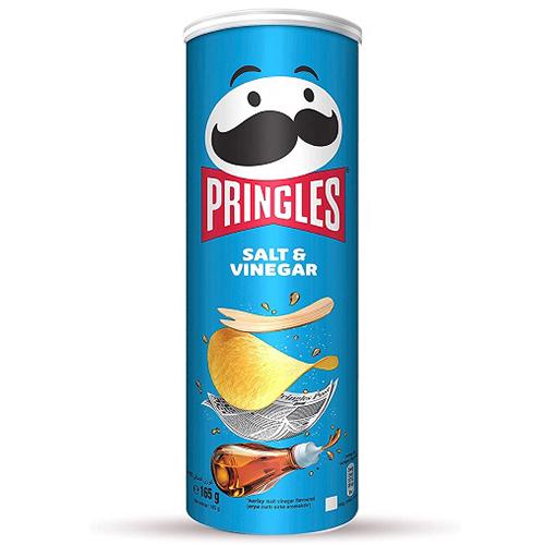 Pringles Potato Chips Salt and Vinegar 165g