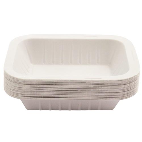 Plasco Rectangular Plastic Plate Small 50Pcs No.½