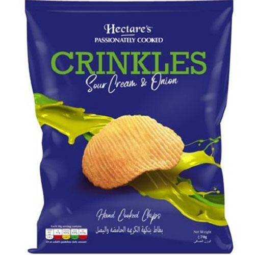 Hectare’s Crinkles Potato Chips with Sour Cream and Onion 70g