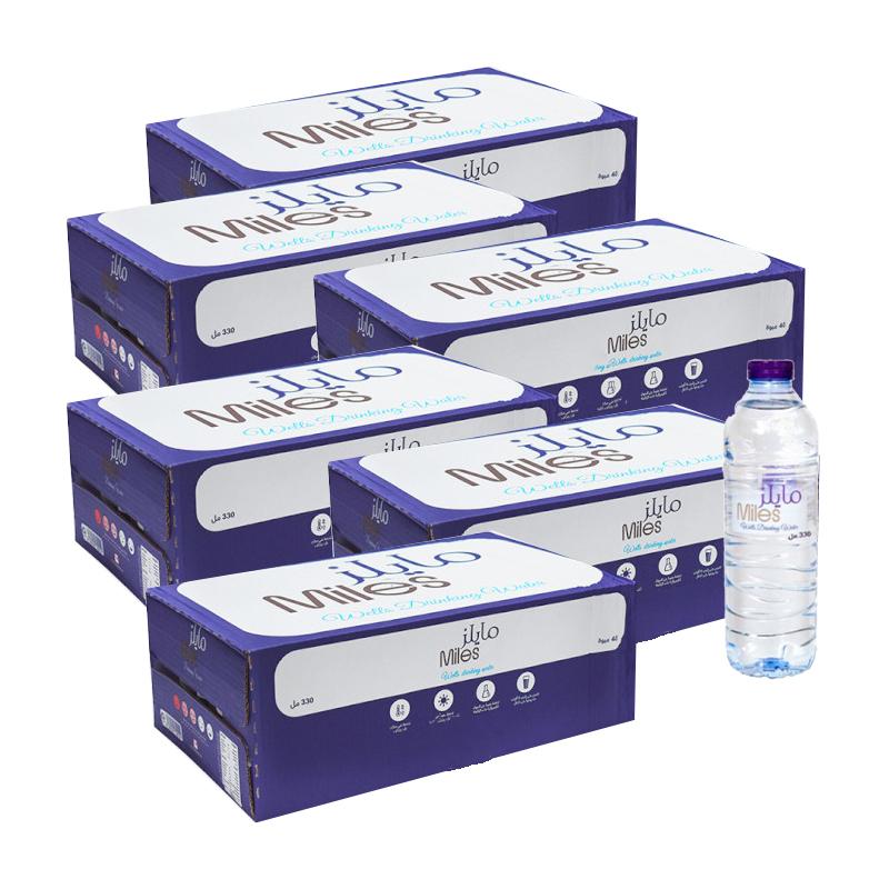 Miles Mineral Water 330ml 40Pcs 4+2Free