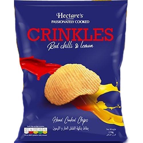 Hectare’s Crinkles Potato Chips with Red Chilli and Lemon 70g
