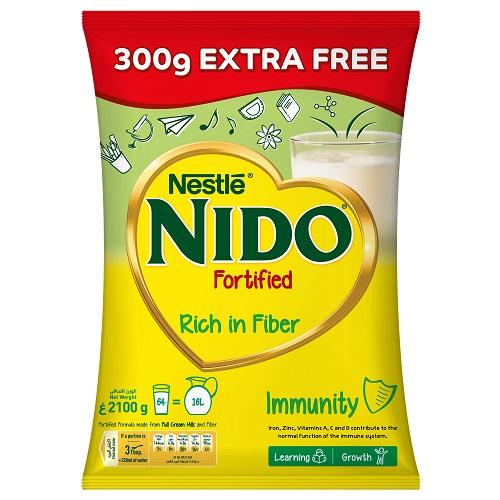 Nestle Nido Fortified Milk Powder 2100g +300gFree