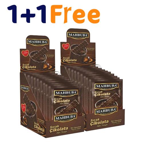 Mahbuba Hot Chocolate 20g 12Sachets 1+1Free