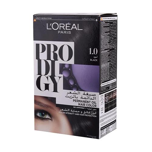 Loreal Paris Prodigy Permanent Hair Dye with Oil 1.0 Black