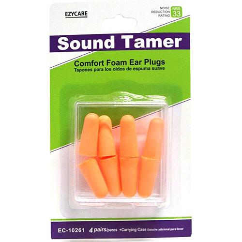 Ezycare Sound Tamer Comfort Foam Ear Plugs 8Pcs
