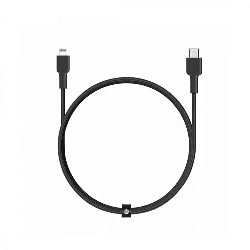 Aukey Braided Type C to Lightning Cable1.2m Black Model No.CBCL1 BK