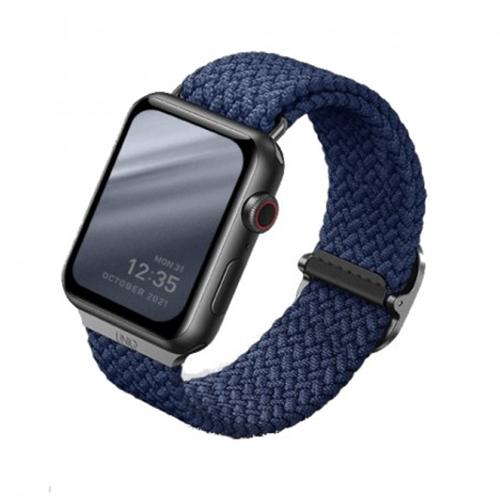 Uniq Aspen Braided Watch Strap for Apple Watch 44/42mm Oxford Blue