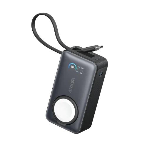 Anker MagGo Power Bank 10K 35W for Apple Watch Built in Type C Black