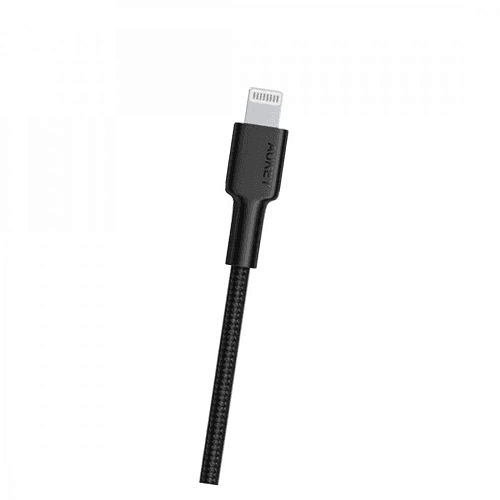 Aukey Braided Type C to Lightning Cable1.2m Black Model No.CBCL1 BK
