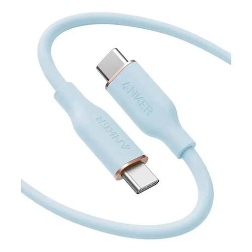 Anker 544 Type C to Type C Cable Biobase 1.8m 140W Blue Model No.A80F1H31