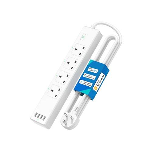 Meross Smart Wifi Power Strip 4AC+4USB Ports Model No.MSS425FHK