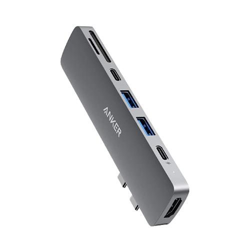 Anker 547 Hub Type C 7 in 2 for Macbook Silver Model No.A8354HA1