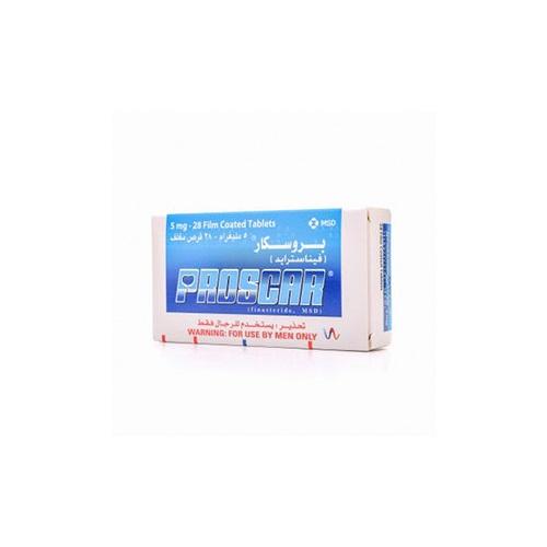 Proscar 5mg to Treat Symptoms of Benign Prostatic Hyperplasia for Men Only 28Coated Tablets